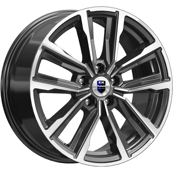 Диски КиК КиК ЛАЦИО 7,5xR17 5x112 57,1 45 алмаз_черный
