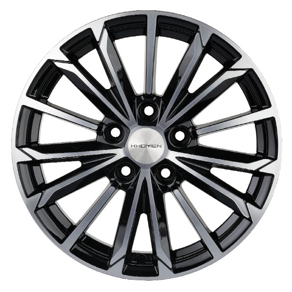 Диски KHOMEN KHW1611_(16_ZV_Ceed/Cerato/i30) 6,5xR16 5x114,3 67,1 50 BLACK-FP