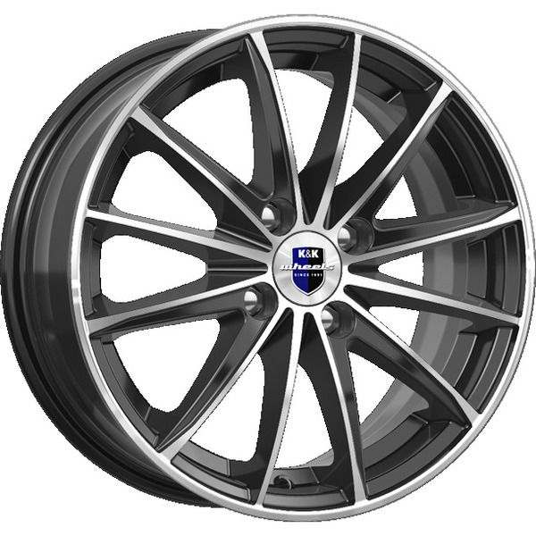 Диски КиК КиК ПОЙНТ_БЛАНК 6,0xR15 4x100 67,1 45 алмаз_черный