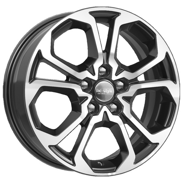 Диски КиК Реплика КиК_Реплика КС892_(ZV_17_CRETA) 6,5xR17 5x114,3 67,1 49 алмаз_черный