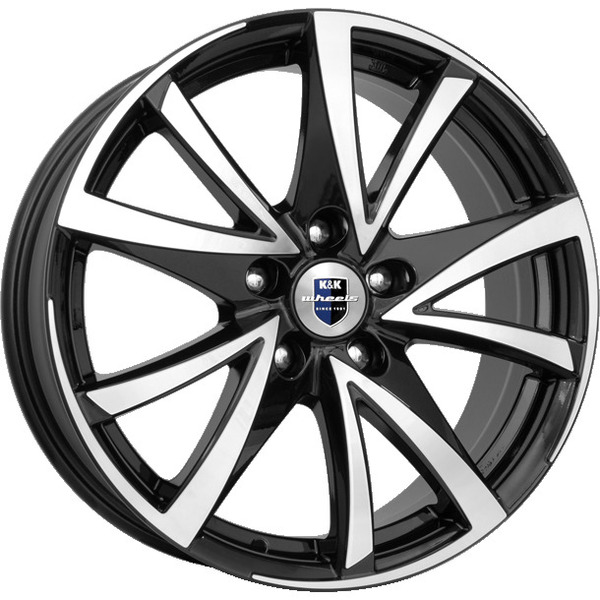 Диски КиК КиК Игуана 7,0xR17 5x114,3 67,1 45 алмаз_черный