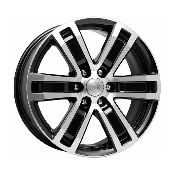 Диски КиК КиК R7-РОЛЬФ 7,5x17 6x139.7 106,1 25 алмаз черный