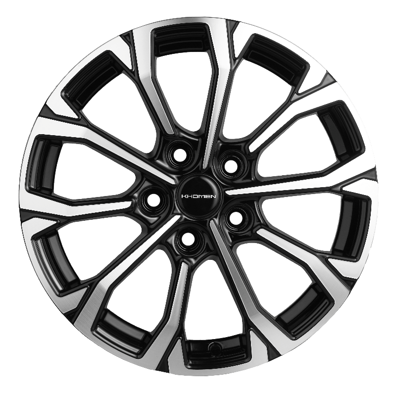 Диски KHOMEN KHW1605_(Camry/Corolla/GrandVitara) 6,5xR16 5x114,3 60,1 45 BLACK-FP