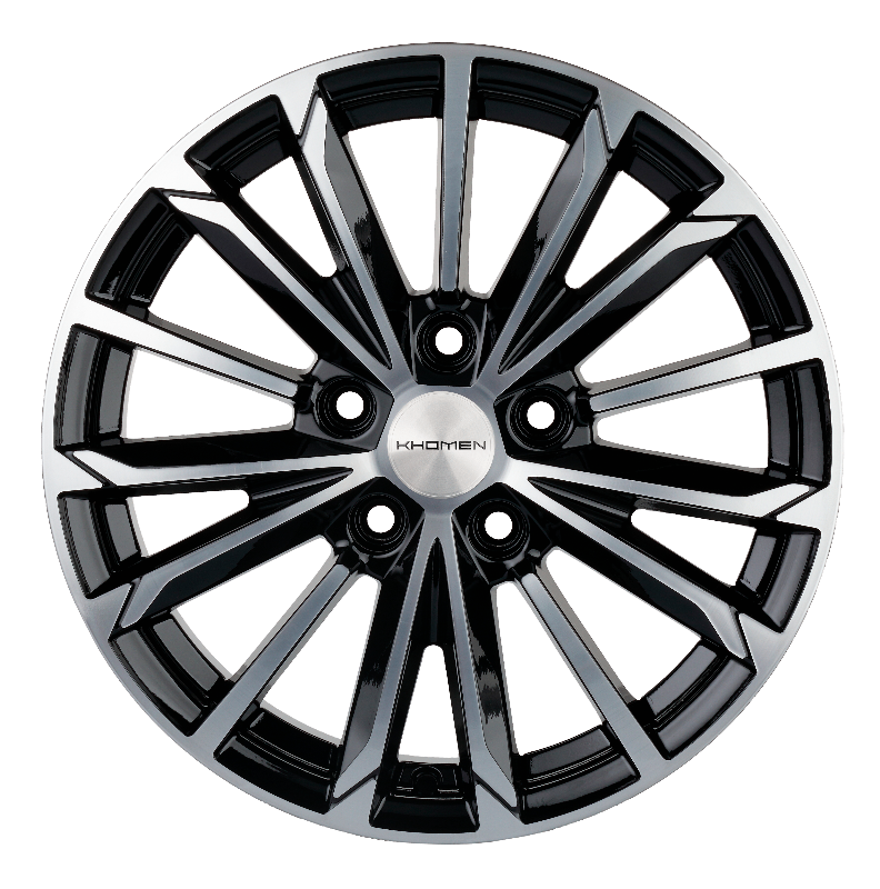 Диски KHOMEN KHW1611_(Octavia_A7) 6,5xR16 5x112 57,1 46 BLACK-FP