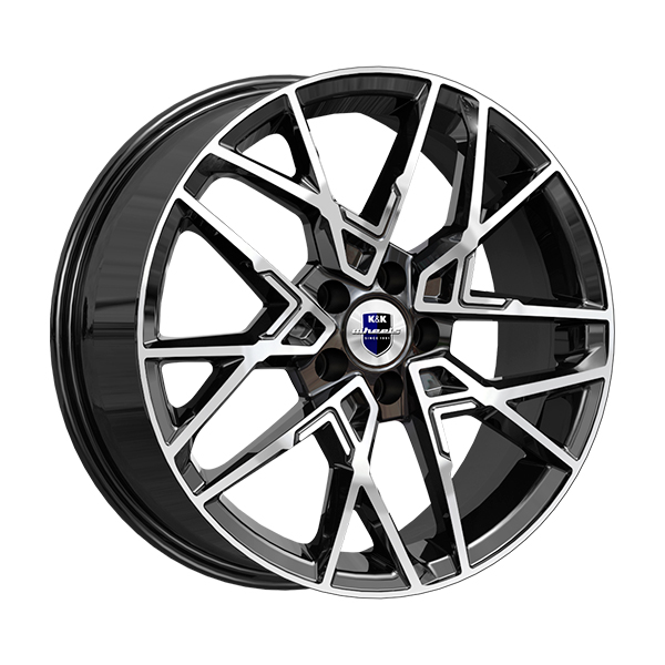 Диски КиК КиК ВУДРОФ 7,0xR18 5x115 70,2 43 алмаз_черный