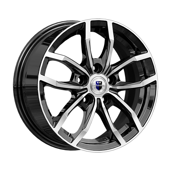 Диски КиК КиК ФРОСТ 6,5xR15 5x114,3 60,1 39 алмаз_черный