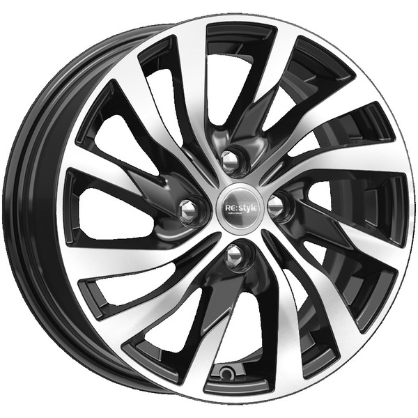 Диски КиК Реплика КиК_Реплика КС882_(15_VESTA) 6,0xR15 4x100 60,1 50 алмаз_черный