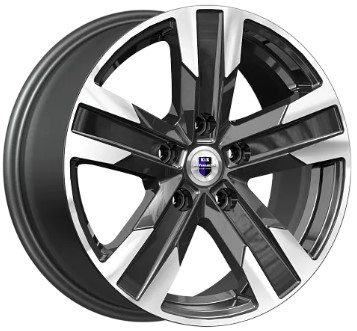 Диски КиК КиК ВИСМУТ 7,0xR16 5x108 67,1 33 алмаз_черный