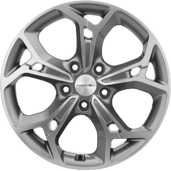 Диски KHOMEN KHW1702_(ZV_17_CX-5/Seltos) 7,0xR17 5x114,3 67,1 50 GRAY-FP