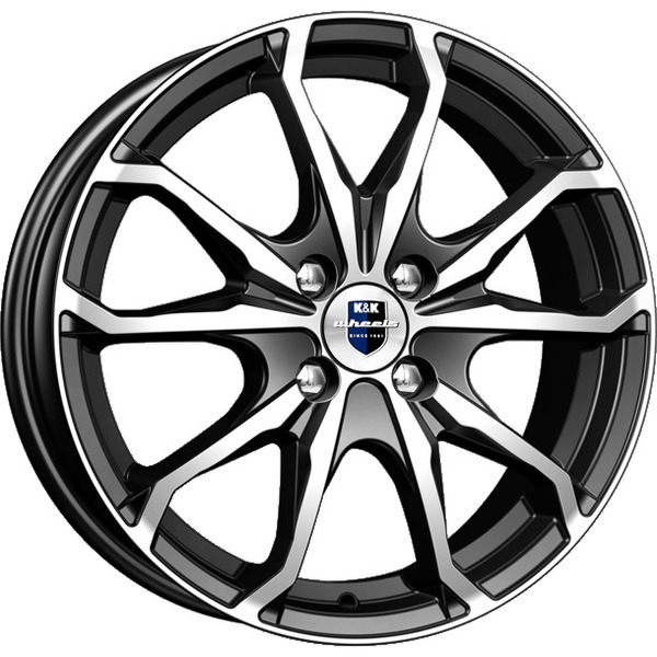 Диски КиК КиК BRENT 6,0xR16 4x108 63,4 47,5 алмаз_черный