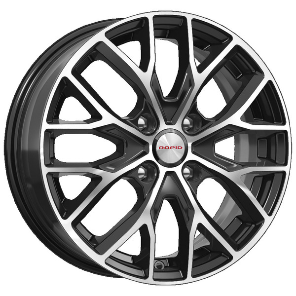 Диски КиК Рапид КиК_Рапид ЛИЛИОМ 6,0xR16 4x100 54,1 49 алмаз_черный