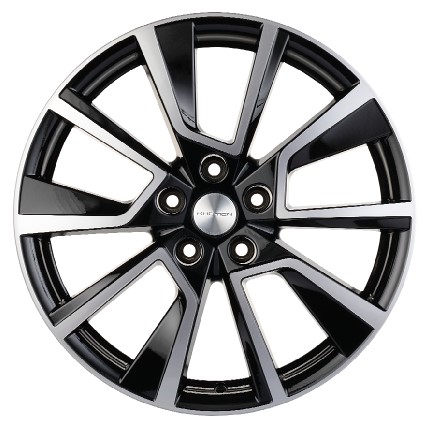 Диски KHOMEN KHW1802_(18_ZV_Grand_Vitara/X70/Changan_CS75FL) 7,0xR18 5x114,3 60,1 45 BLACK-FP