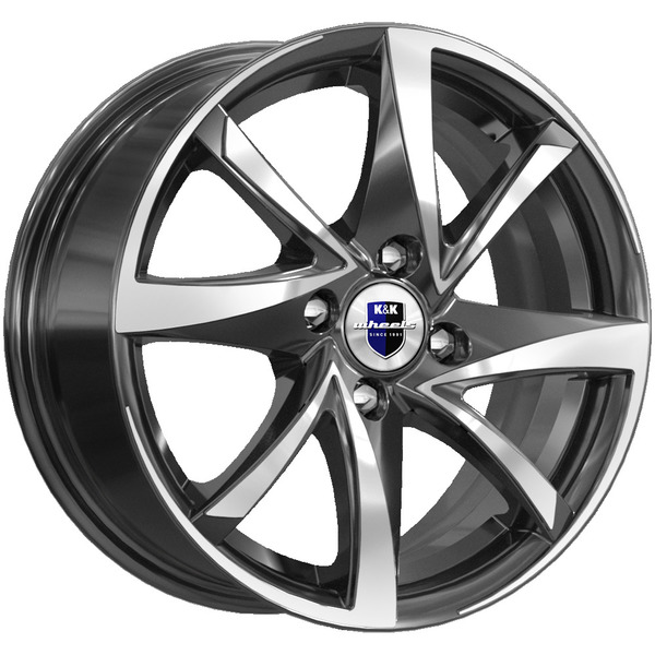 Диски КиК КиК Игуана 6,5xR15 4x100 60,1 37 алмаз_черный