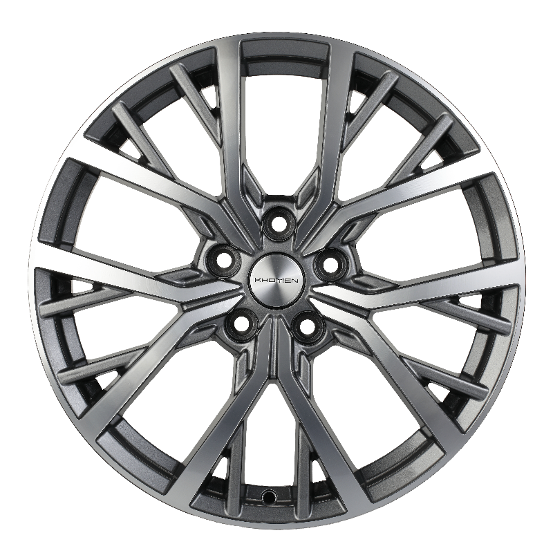 Диски KHOMEN KHW1806_(Haval_Jolion) 7,0xR18 5x114,3 66,6 37 GRAY-FP