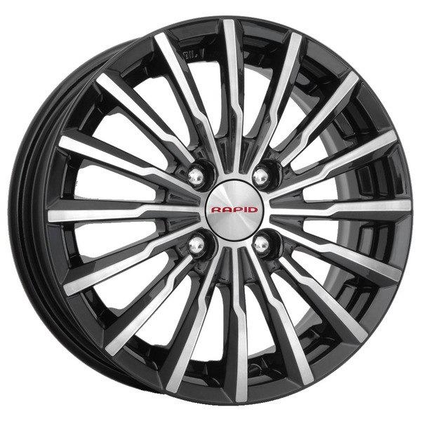 Диски КиК КиК Акцент 5,5x14 4x100 67,1 39 алмаз черный