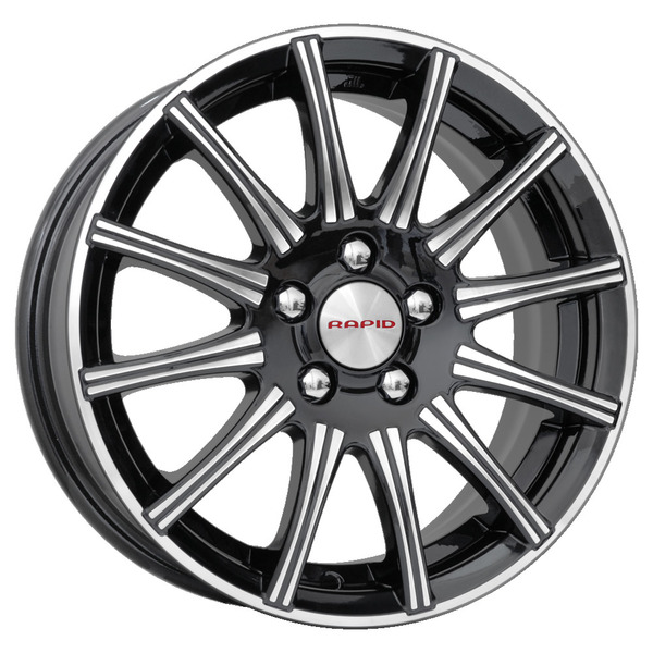 Диски КиК КиК СИЕСТА 6,0x15 5x114.3 67,1 39 алмаз черный