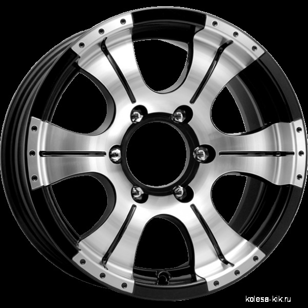 Диски КиК КиК БАЙКОНУР 7,0x15 5x139.7 108,5 -5 алмаз черный