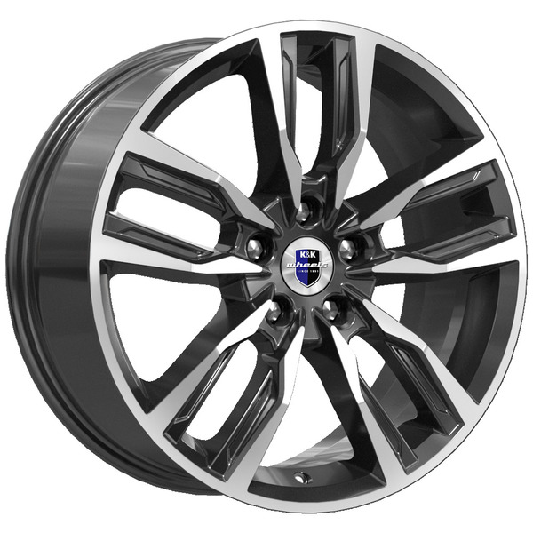 Диски КиК КиК БОРЭЙ 8,0xR18 5x112 66,6 45 алмаз_черный