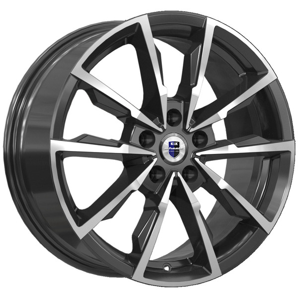 Диски КиК КиК МЕРЕНГЕ 7,5xR17 5x114,3 60,1 45 алмаз_черный