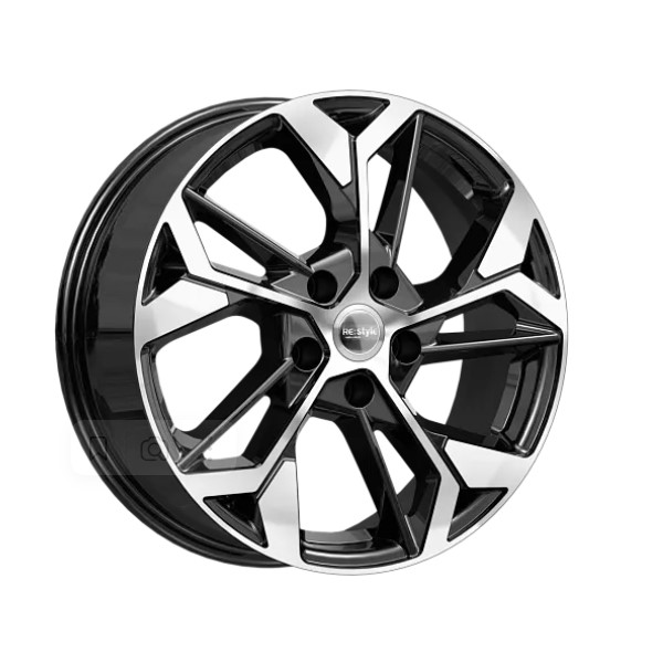 Диски КиК Реплика КиК_Реплика КС1062_(ZV_17_Tiguan) 6,5xR17 5x112 57,1 38 алмаз_черный