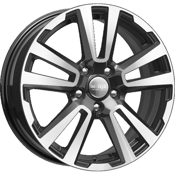 Диски КиК Реплика КиК_Реплика КС874_(ZV_17_Creta) 6,5xR17 5x114,3 67,1 49 алмаз_черный